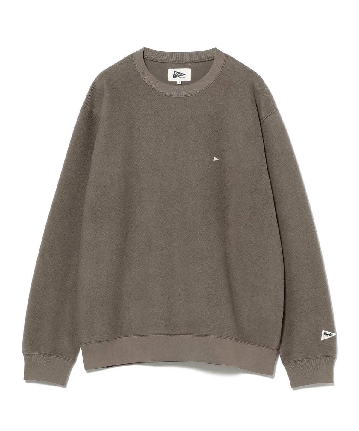Kagan Fleece Pennant Crew トップス MEN GREY S Kagan Fleece Pennant Crew トップス MEN GREY S