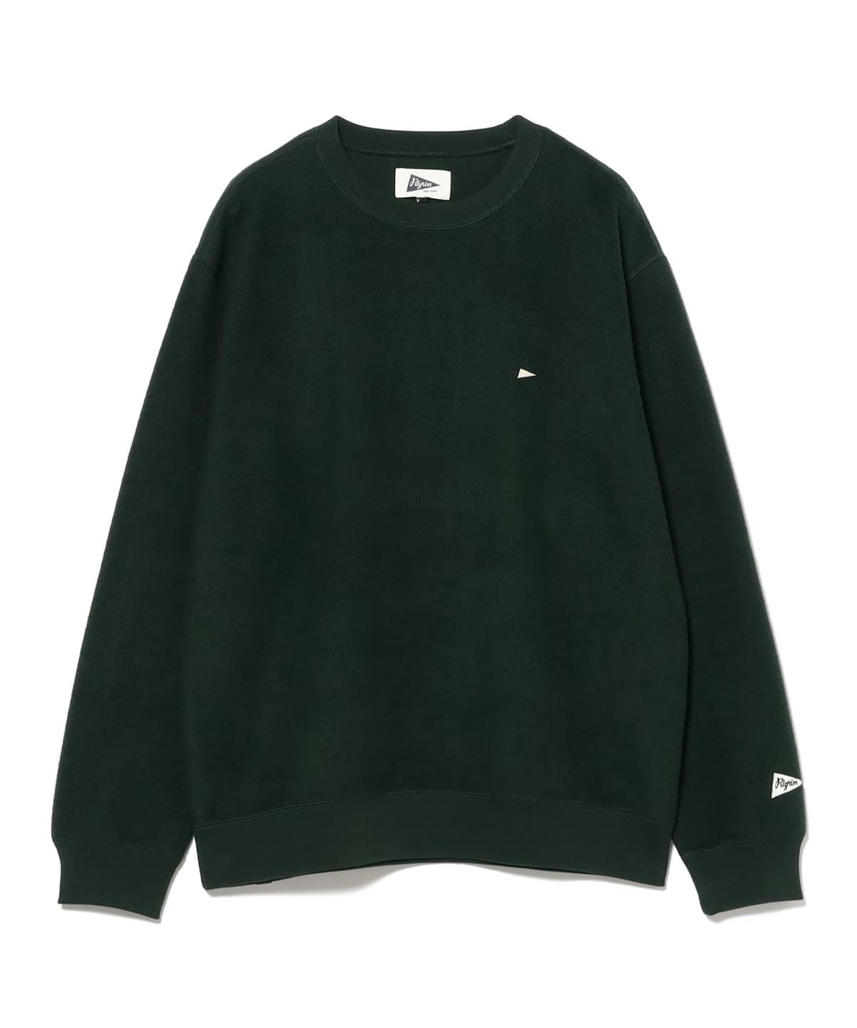 Kagan Fleece Pennant Crew トップス MEN D. GREEN L Kagan Fleece Pennant Crew トップス MEN D. GREEN L