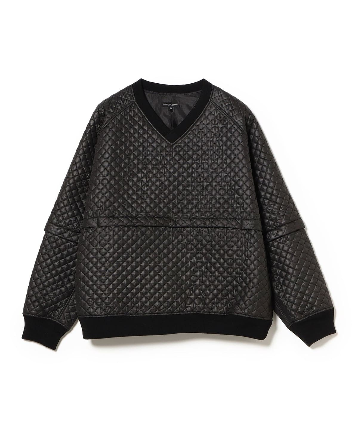 ENGINEERED GARMENTS エンジニアド ガーメンツ / Wind Pull - Polyester Small Diamond Quilt Black トップス MEN BLACK L ENGINEERED GARMENTS エンジニアド ガーメンツ / Wind Pull - Polyester Small Diamond Quilt Black トップス MEN BLACK L