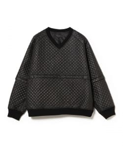 ENGINEERED GARMENTS / Wind Pull - Polyester Small Diamond Quilt Black
