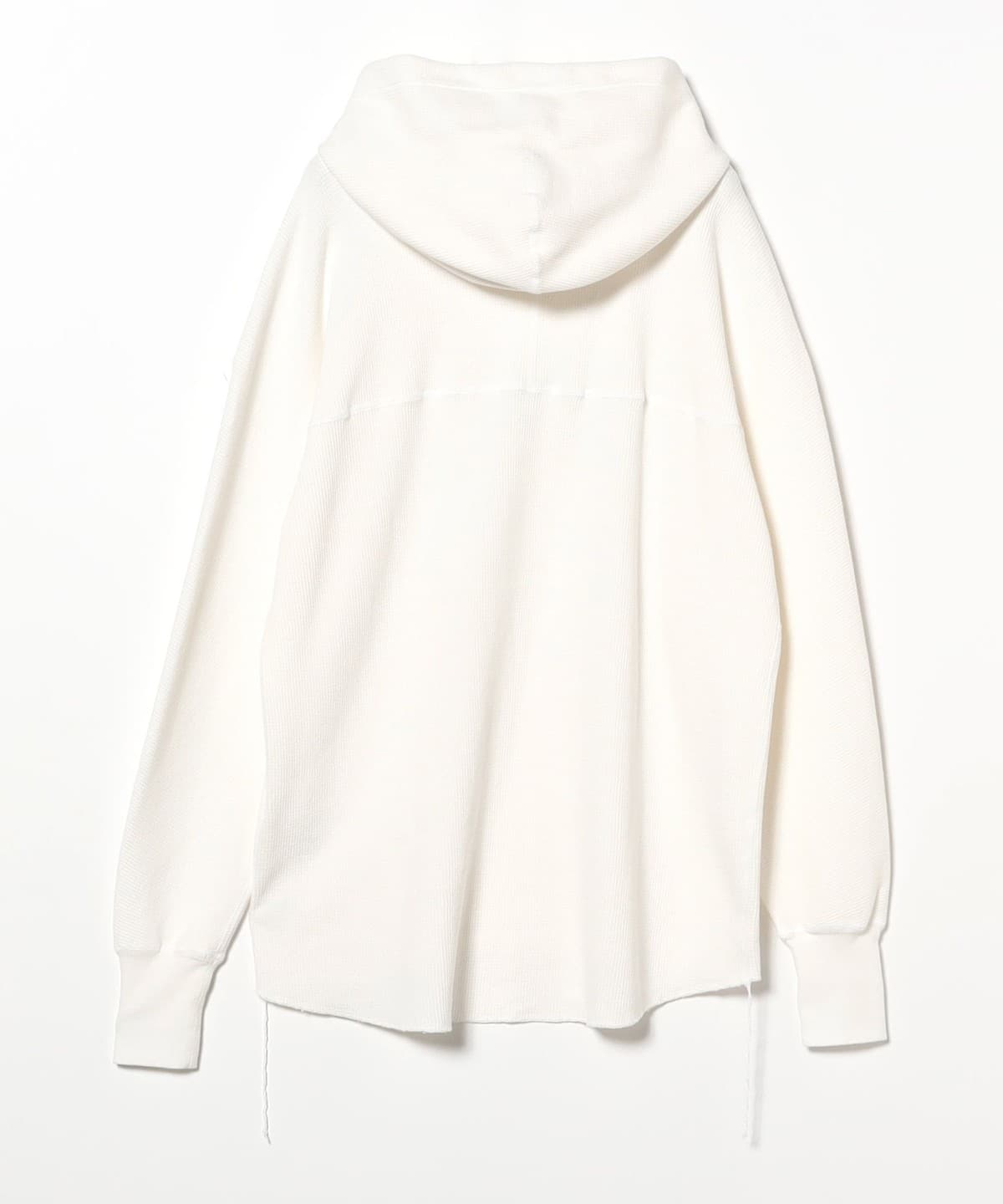 極美品 COLUMN コラム フード付き ボリュームスリーブパーカー白F Pilgrim Surf+Supply（ピルグリム サーフ+サプライ）【EXCLUSIVE】CAL