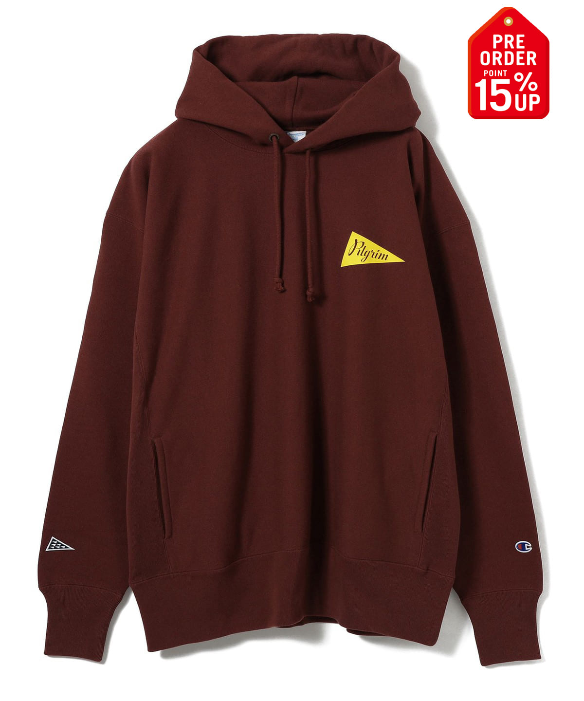 【+15%ポイントUP】【COLLABORATION】〈MEN〉Champion チャンピオン / Team Hoodie トップス MEN WINE L 【+15%ポイントUP】【COLLABORATION】〈MEN〉Champion チャンピオン / Team Hoodie トップス MEN WINE L