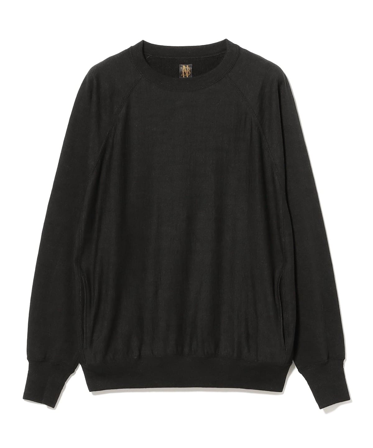 BATONER �o�g�i�[ / BELGIAN LINEN URAKE LONG SLEEVE �g�b�v�X MEN BLACK 3