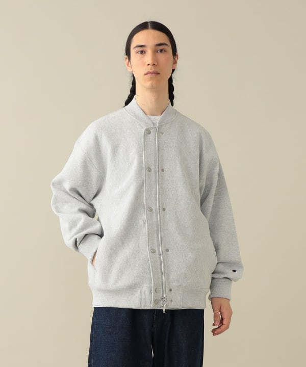 【+10%ポイントUP】【EXCLUSIVE】Champion / 2Way Snap Cardigan Model : H182 (cm)　Size : L