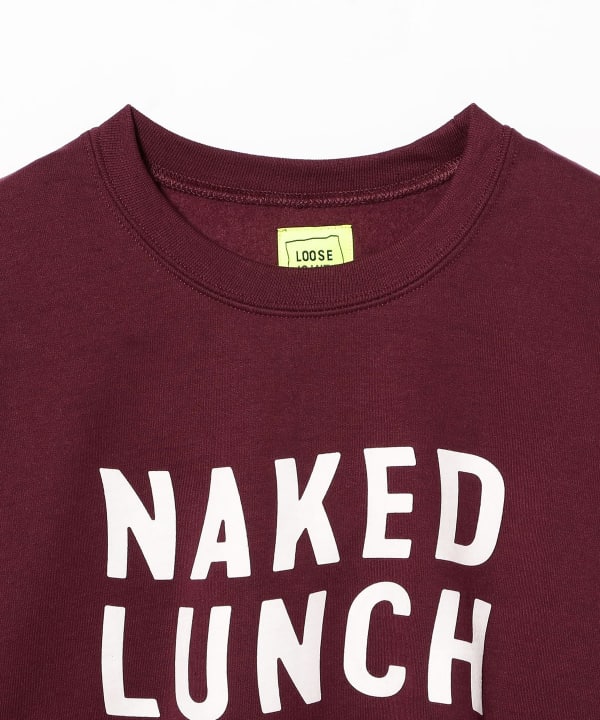 LOOSE JOINTS / KOSUKE SHONO - 'NAKED LUNCH' CREW NECK