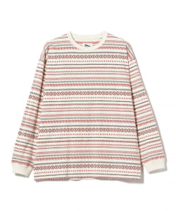 ▲Gustaf Jaquard Long Sleeve Tee