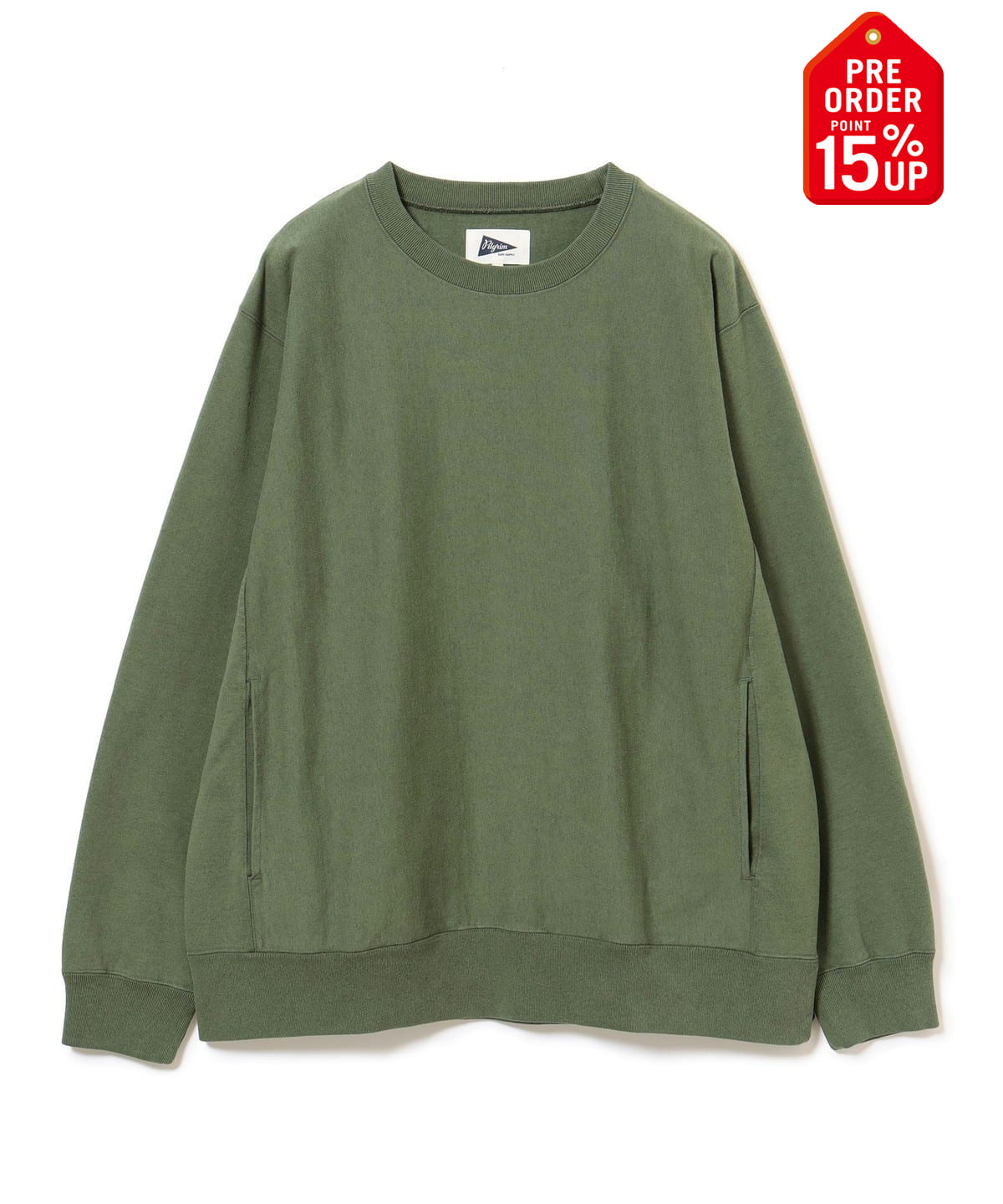 【+15%ポイントUP】Fiore Heavy Jersey Crew Tシャツ・カットソー MEN OLIVE S 【+15%ポイントUP】Fiore Heavy Jersey Crew Tシャツ・カットソー MEN OLIVE S