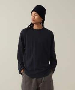Geoffrey Wool Raglan Long Sleeve Tee