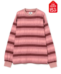 【+15%ポイントUP】Skip Stripe Long Sleeve Tee