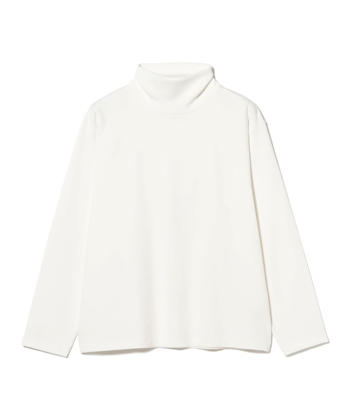 【EXCLUSIVE】BATONER バトナー / HIGH NECK LONG SLEEVE Tシャツ・カットソー MEN WHITE 2(M)