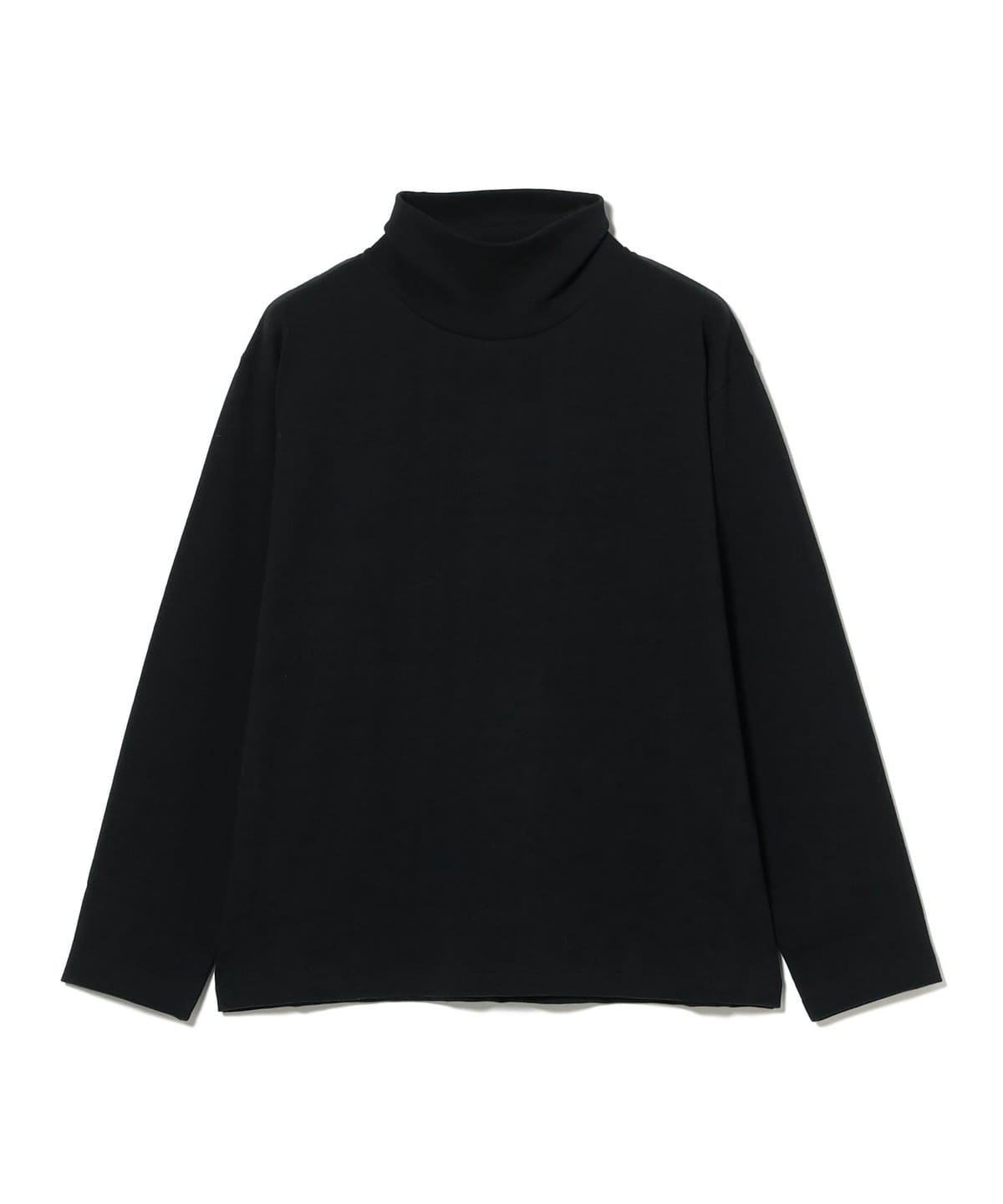 【EXCLUSIVE】BATONER バトナー / HIGH NECK LONG SLEEVE Tシャツ・カットソー MEN BLACK 1(S)