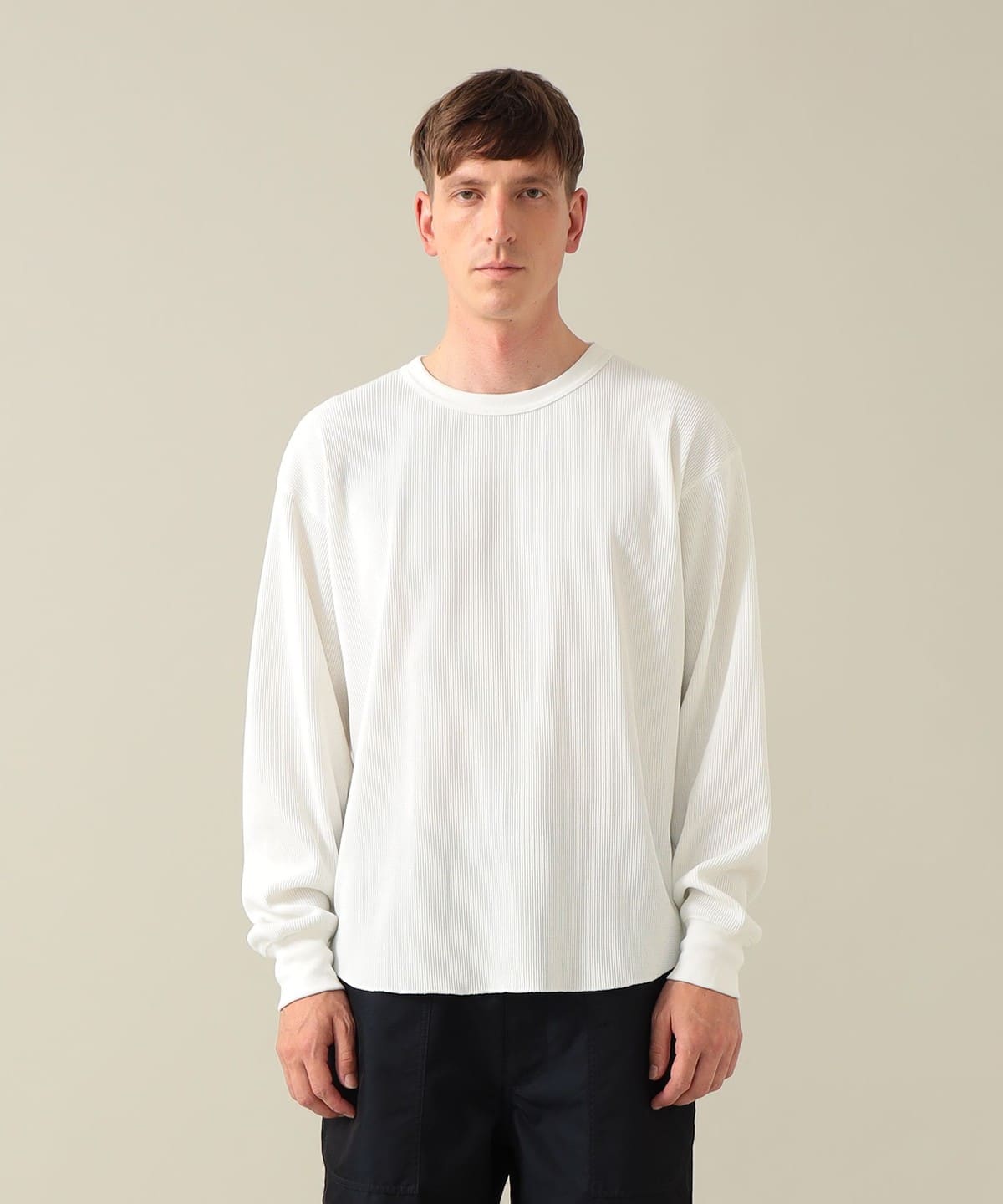 zigen様　ウーア　サーマルパワーショルダー HIGHWAY NINE ハイウェイナイン U-NECK ハニカムサーマル L/S Tee(3