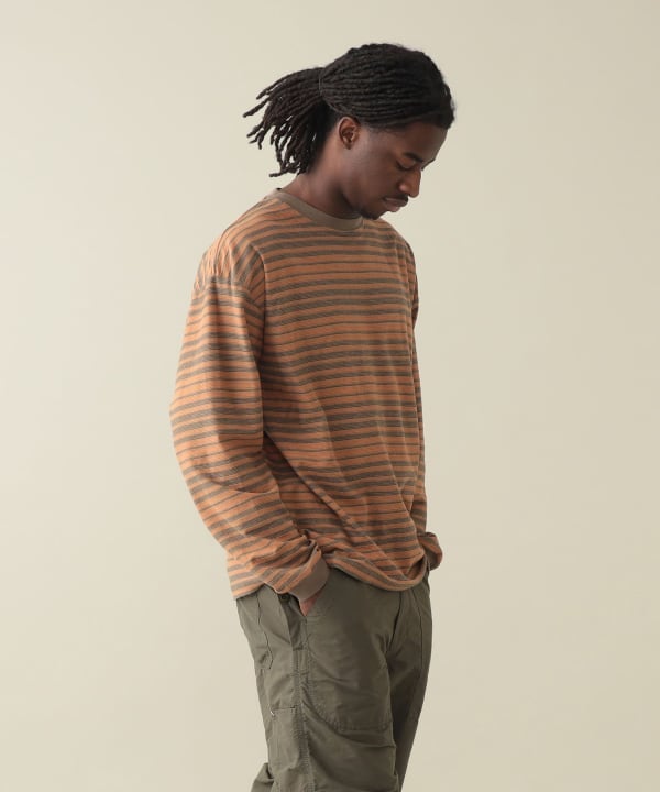 Tucker Stripe Longsleeve Tee Model : H185 (cm)　Size : L