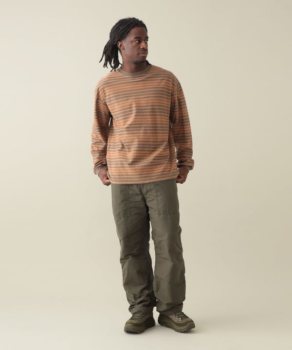Tucker Stripe Longsleeve Tee Model : H185 (cm)　Size : L