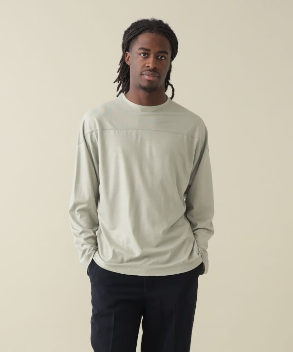 Teddy Wool Jersey Longsleeve Tee Model : H185 (cm) Size : L