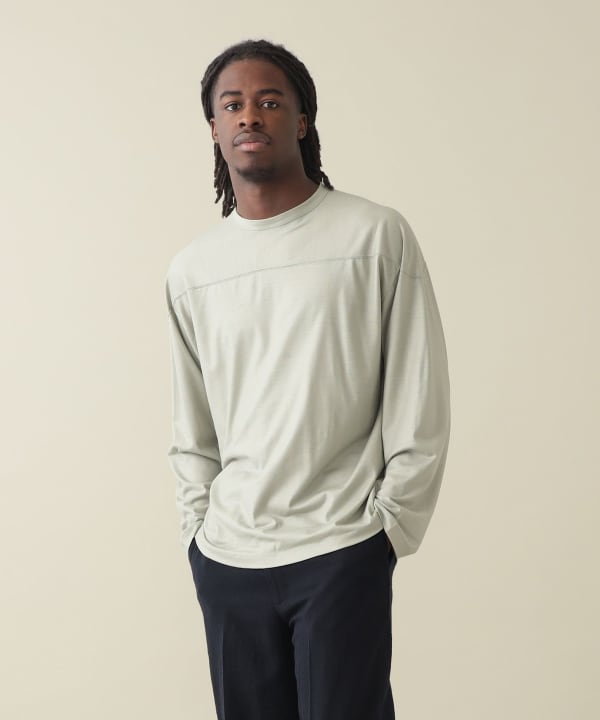 Teddy Wool Jersey Longsleeve Tee Model : H185 (cm) Size : L