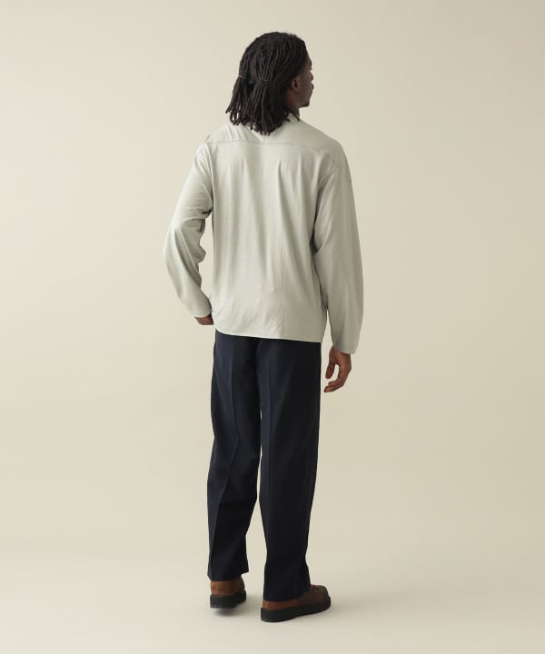 Teddy Wool Jersey Longsleeve Tee Model : H185 (cm) Size : L