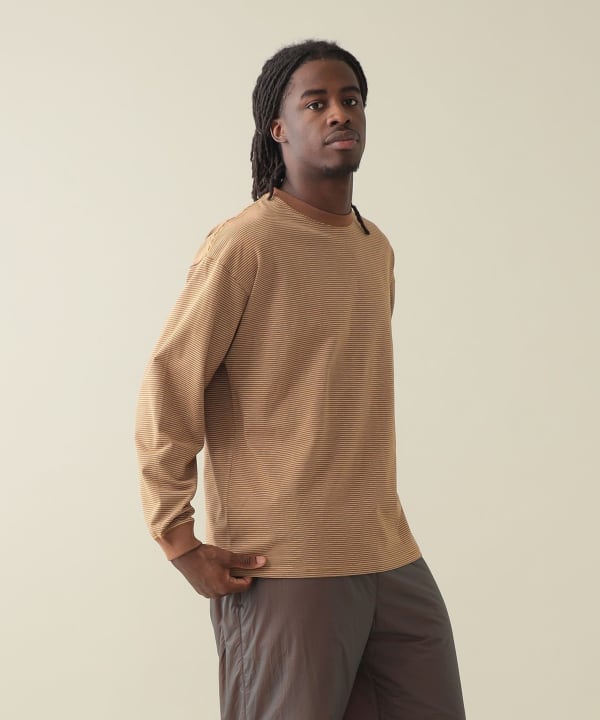 Hawkinson Stripe Longsleeve Tee Model : H185 (cm)　Size : L