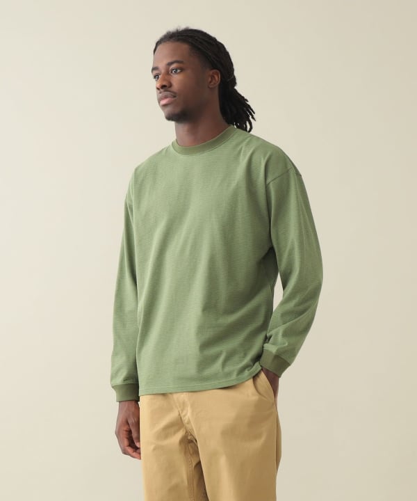 Hawkinson Stripe Longsleeve Tee Model : H185 (cm)　Size : L