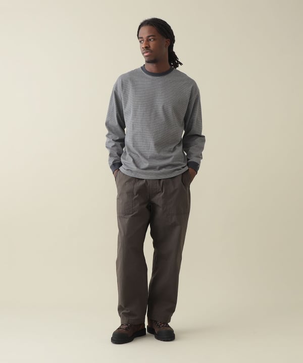 Hawkinson Stripe Longsleeve Tee Model : H185 (cm)　Size : L