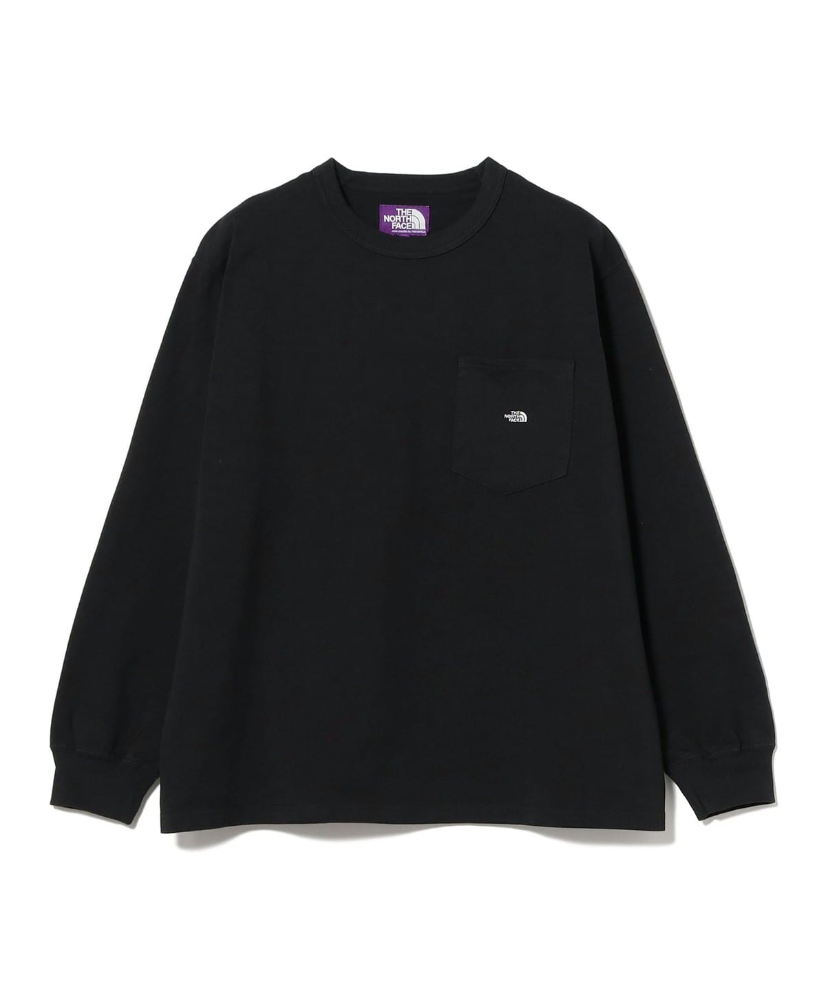 THE NORTH FACE PURPLE LABEL �U�E�m�[�X�E�t�F�C�X �p�[�v�����[�x�� / 8oz Field Long Sleeve Pocket Tee T�V���c�E�J�b�g�\�[ MEN Black X Off White S