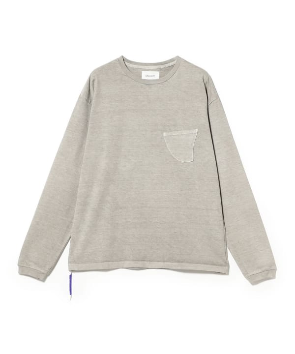 【EXCLUSIVE】CAL O LINE / Pigment Dye Indian Beads pocket Long Sleeve Tee