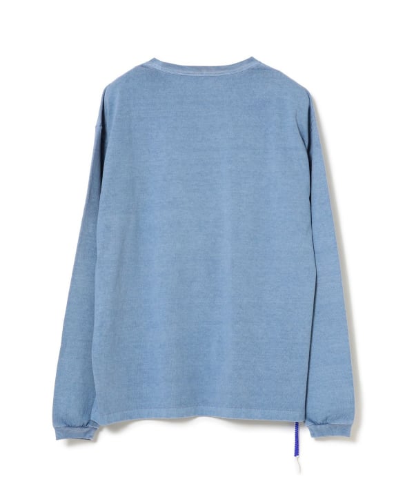【EXCLUSIVE】CAL O LINE / Pigment Dye Indian Beads pocket Long Sleeve Tee