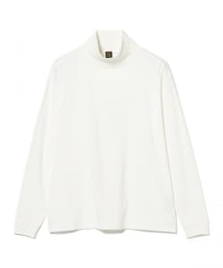 BATONER / SUEDE TOUCH HIGH NECK LONG SLEEVE T-SHIRT