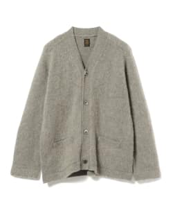 ＜MEN＞BATONER / Camel V-neck Cardigan