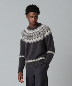 ＜MEN＞BATONER for Pilgrim Surf+Supply / Nordic Crew Neck Knit