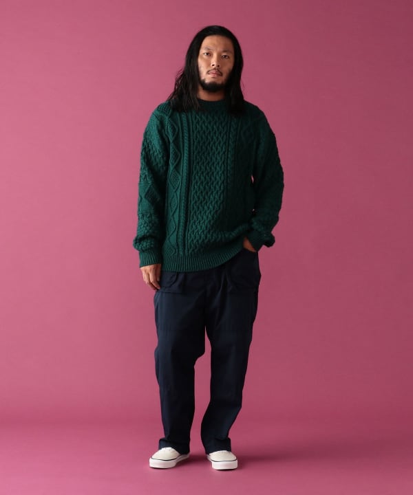 PILGRIM SURF+SUPPLY　リネンニット　サイズM Pilgrim Surf+Supply（ピルグリム サーフ+サプライ）【8/7再