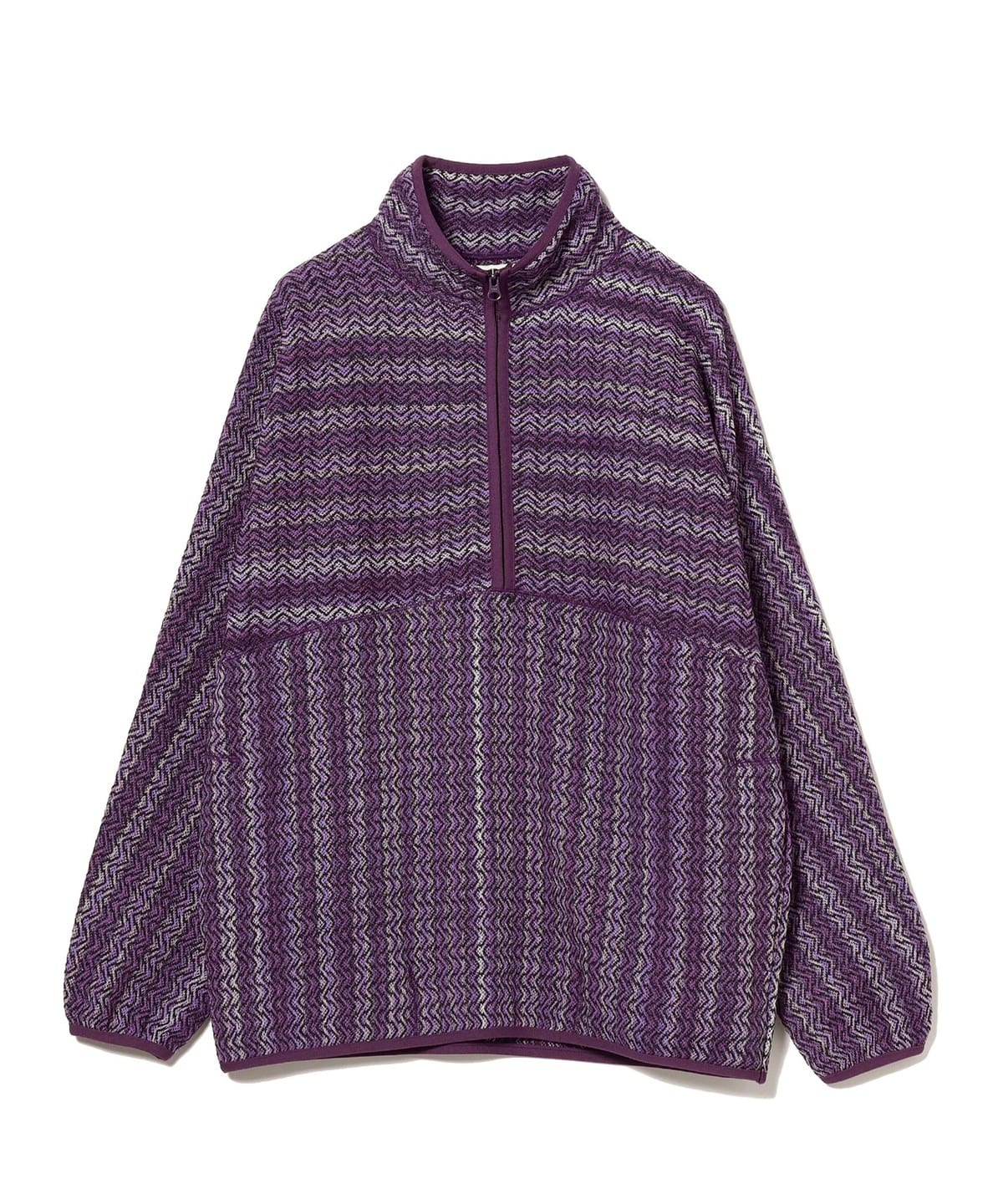 Mosley Inlay Popover トップス MEN PURPLE XL Mosley Inlay Popover トップス MEN PURPLE XL