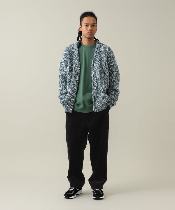 ピルグリム　カーディガン　XL　ブラック　ケーブル Pilgrim Surf+Supply（ピルグリム サーフ+サプライ）Bing Slub