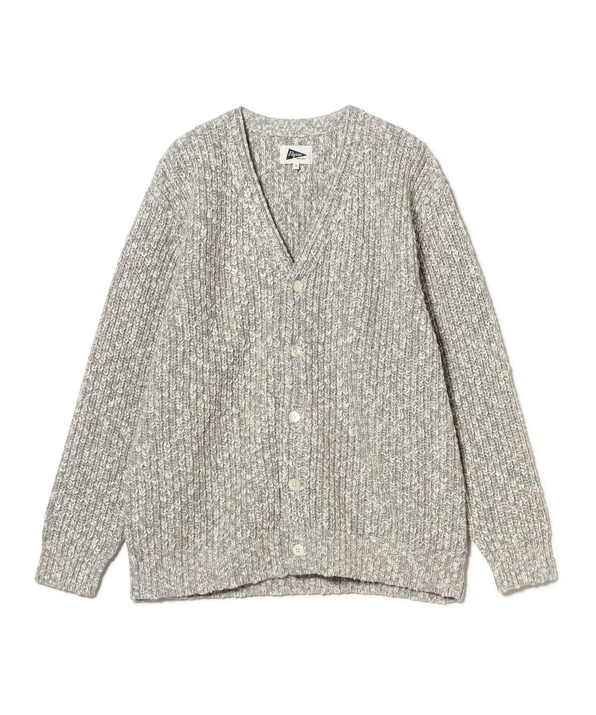 Bing Slub Cardigan トップス MEN GREY M