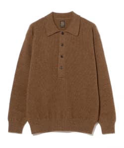 【EXCLUSIVE】BATONER / WOOL PIQUE POLO SHIRT