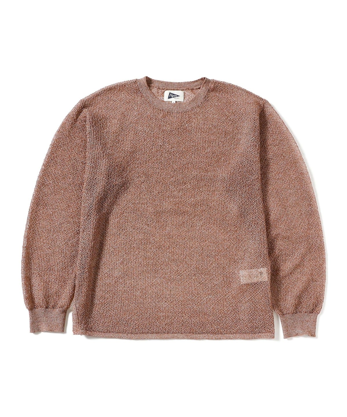 Pilgrim Surf+Supply Honey CrewKnit サイズ0/S 定価26400円 セーター ニット 23AW ベージュ レディース ピルグリム サーフ+サプライ【中古】5-1226T♪ Pilgrim Surf+Supply Honey CrewKnit サイズ0/S 定価26400円 セーター