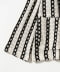 White/Black Stripe