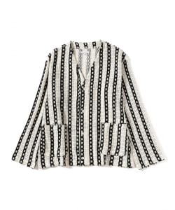 ENGINEERED GARMENTS / Knit Cardigan - Stripe CP Crochet