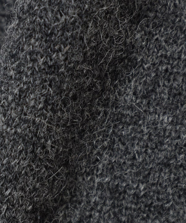 【+10%ポイントUP】【EXCLUSIVE】BATONER / BABY ALPAKA KURUMI TENJIKU V-NECK