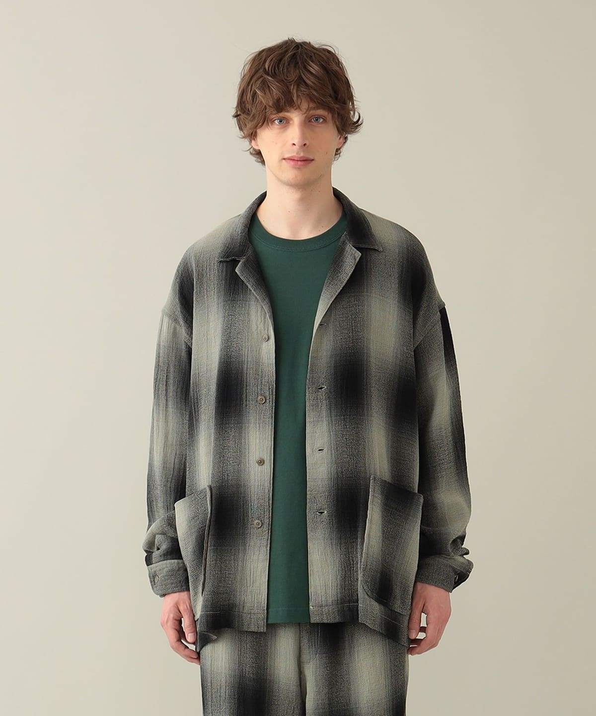 Crosby Shirt Jacket ジャケット MEN GREY XL Crosby Shirt Jacket ジャケット MEN GREY XL