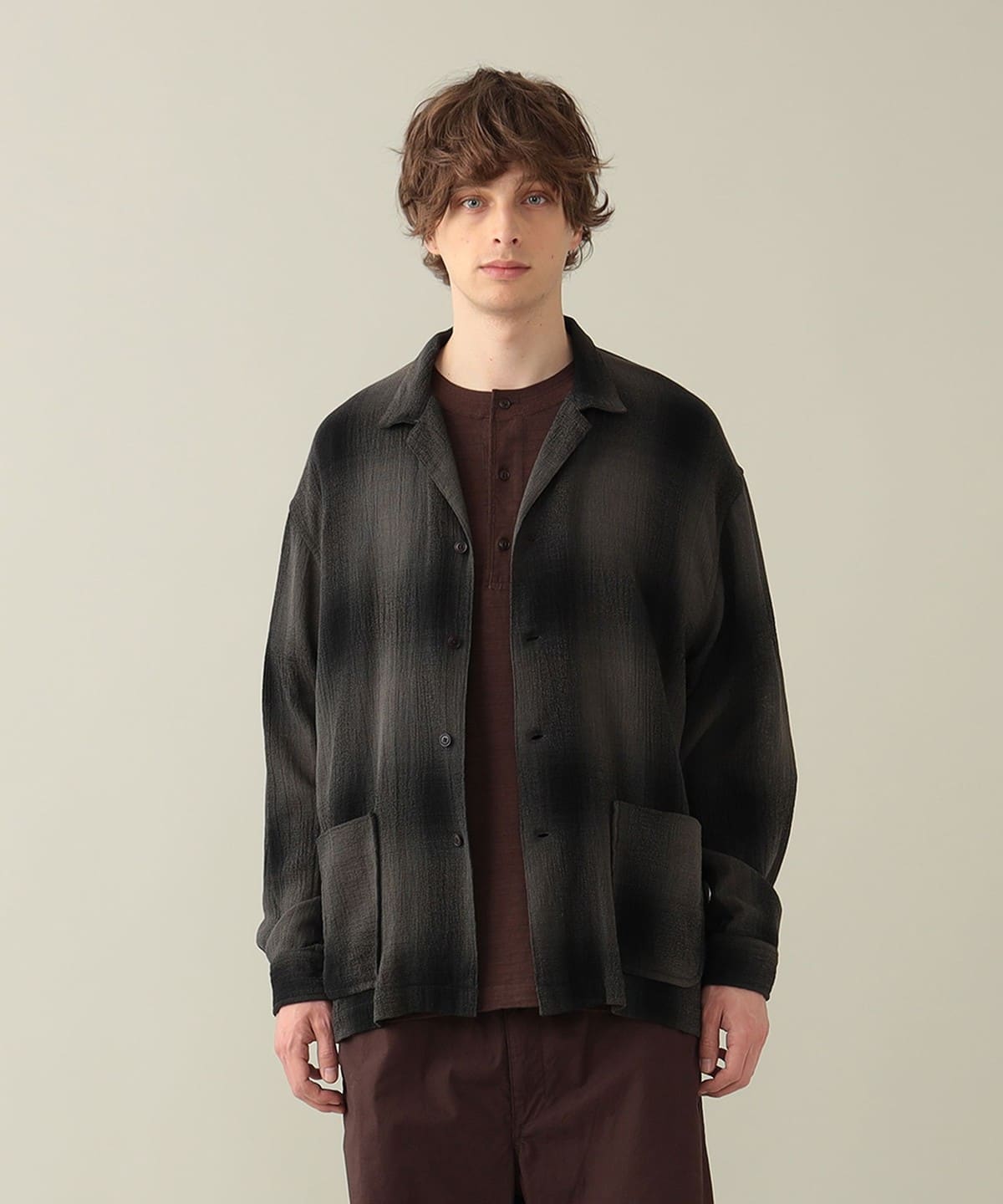 Crosby Shirt Jacket ジャケット MEN EBONY L Crosby Shirt Jacket ジャケット MEN EBONY L