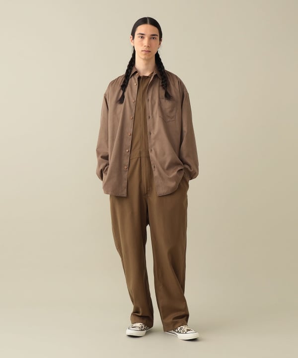【EXCLUSIVE】UNIVERSAL OVERALL / Jumpsuit Wool Twill Model : H182 (cm)　Size : L