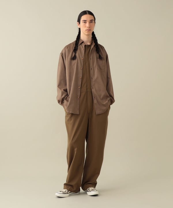 【EXCLUSIVE】UNIVERSAL OVERALL / Jumpsuit Wool Twill Model : H182 (cm)　Size : L