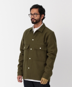 Pilgrim Surf+Supply / CHILTON Melton Shirt Jacket