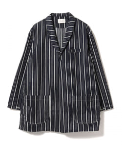CAL O LINE / Blue Stripe Smock Jacket