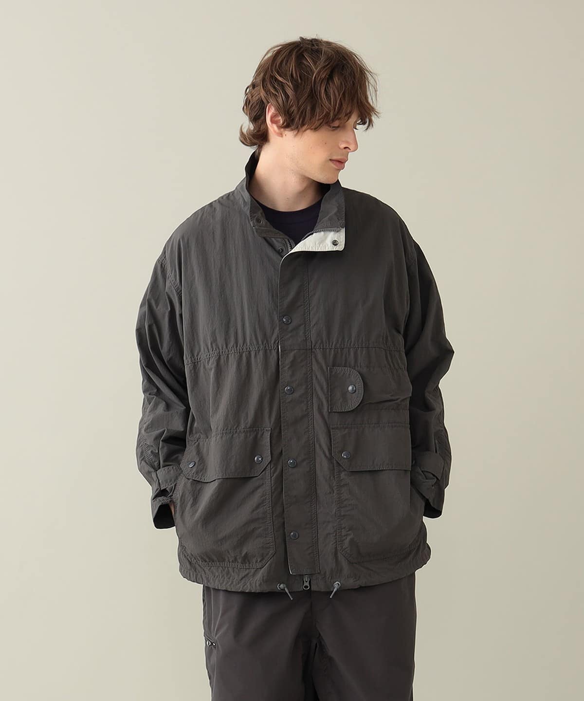 Wilson Safari Jacket ブルゾン MEN CHARCOAL. GREY M Wilson Safari Jacket ブルゾン MEN CHARCOAL. GREY M