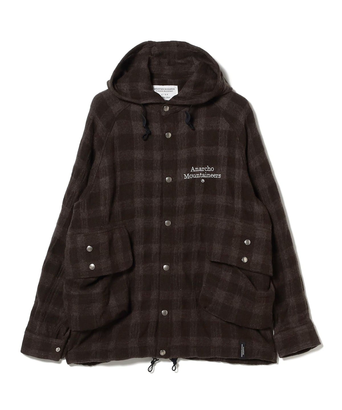 MOUNTAIN RESEARCH マウンテンリサーチ / Coach Shirt + ブルゾン MEN BROWN L MOUNTAIN RESEARCH マウンテンリサーチ / Coach Shirt + ブルゾン MEN BROWN L