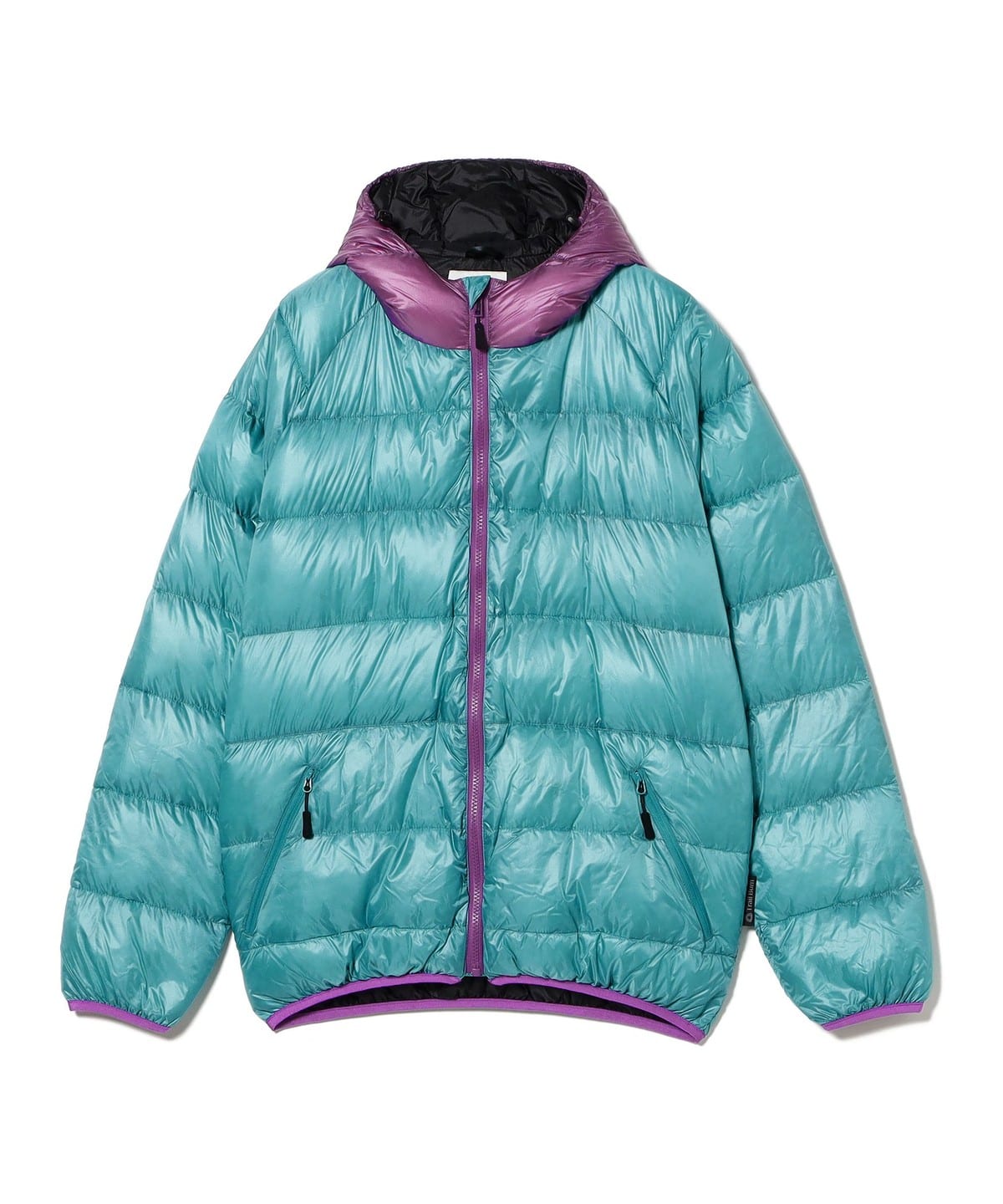 TRAIL BUM トレイルバム × NANGA / NOT BAD DOWN HOODIE ブルゾン MEN Turquoise*Purple L TRAIL BUM トレイルバム × NANGA / NOT BAD DOWN HOODIE ブルゾン MEN Turquoise*Purple L
