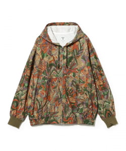 SOUTH2 WEST8 / Zipped Work Hoody - Cotton Ripstop Printed