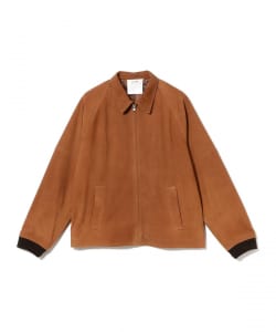 DIGAWEL / Goat suede zip up blouson